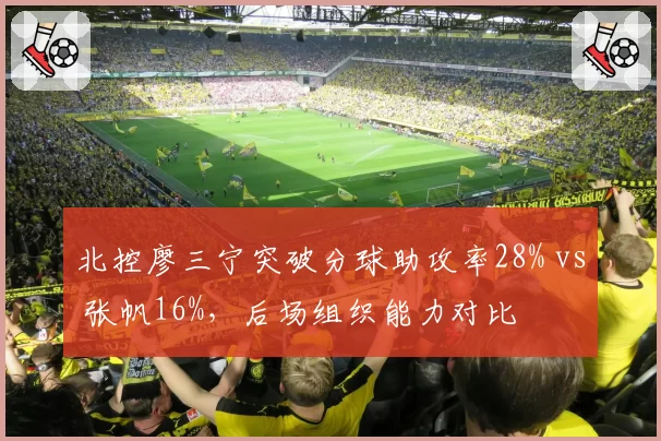 北控廖三宁突破分球助攻率28% vs 张帆16%，后场组织能力对比